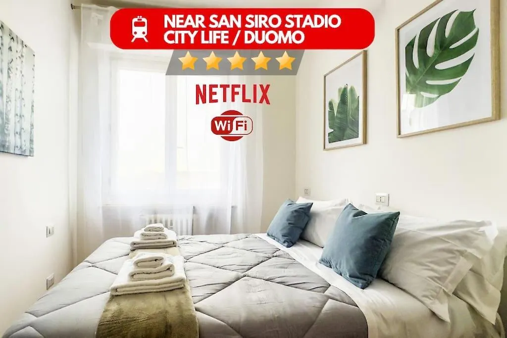 10 Min To Rho Fiera-Sansiro - Wifi - Ac - Netflix Apartment Milan