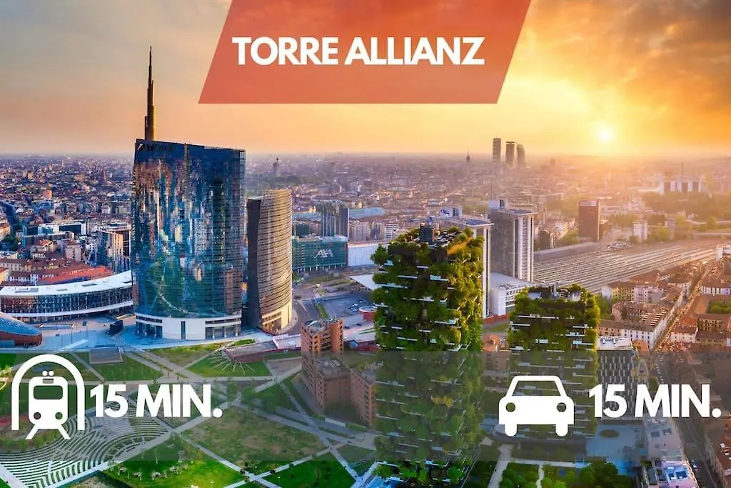 10 Min To Rho Fiera-Sansiro - Wifi - Ac - Netflix Apartment Milan 0*,  Italy